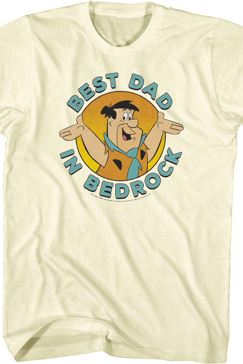 Best Dad In Bedrock Flintstones T-Shirtmain product image