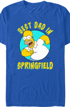 Best Dad In Springfield Simpsons T-Shirt