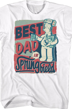 Best Dad In Springfield The Simpsons T-Shirt