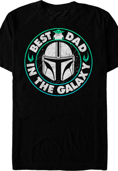 Best Dad In The Galaxy The Mandalorian Star Wars T-Shirt