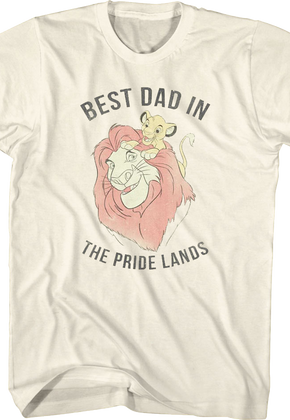 Best Dad In The Pride Lands Lion King Disney T-Shirt