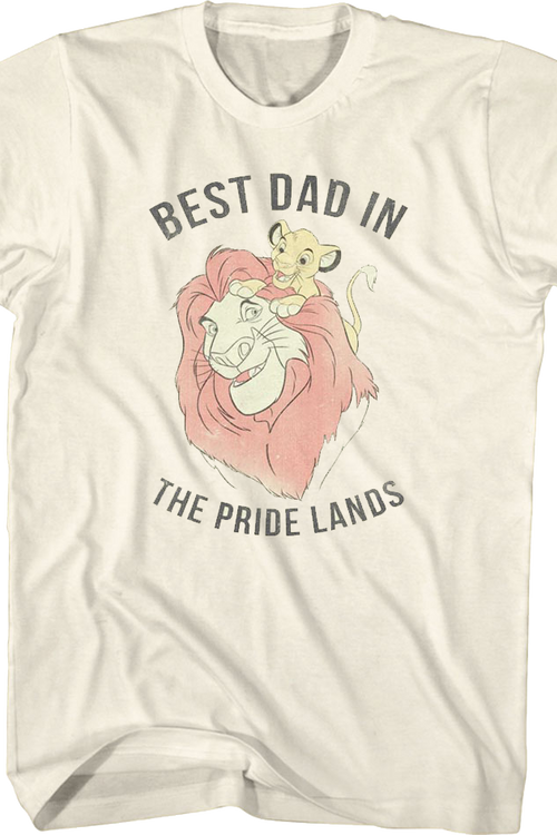 Best Dad In The Pride Lands Lion King Disney T-Shirtmain product image