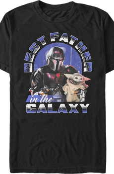 Best Father In The Galaxy The Mandalorian Star Wars T-Shirt