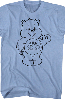 Best Friend Bear Outline Care Bears T-Shirt