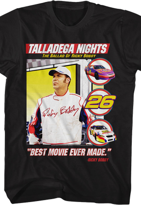 Best Movie Ever Made Talladega Nights T-Shirt