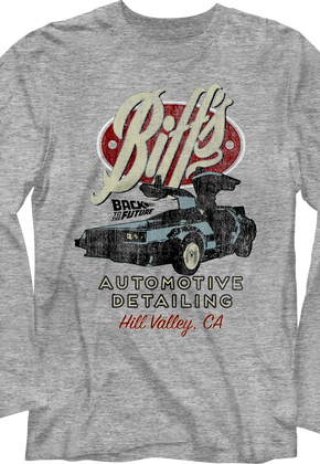 Biff's Automotive Detailing Back To The Future Long Sleeve Shirt