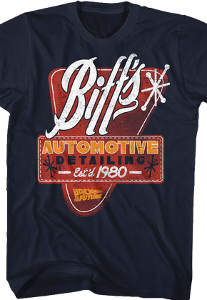 Biff's Automotive Detailing Back To The Future T-Shirt
