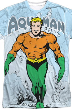 Big Print Aquaman T-Shirt