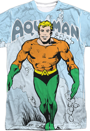 Big Print Aquaman T-Shirt