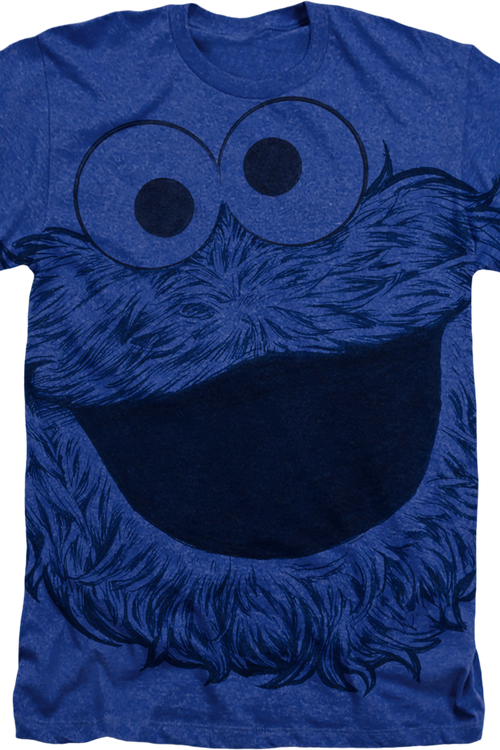 Big Print Cookie Monster Sesame Street T-Shirtmain product image