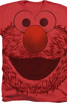 Big Print Elmo Sesame Street T-Shirt