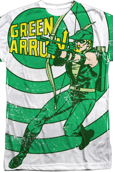 Big Print Green Arrow DC Comics T-Shirt
