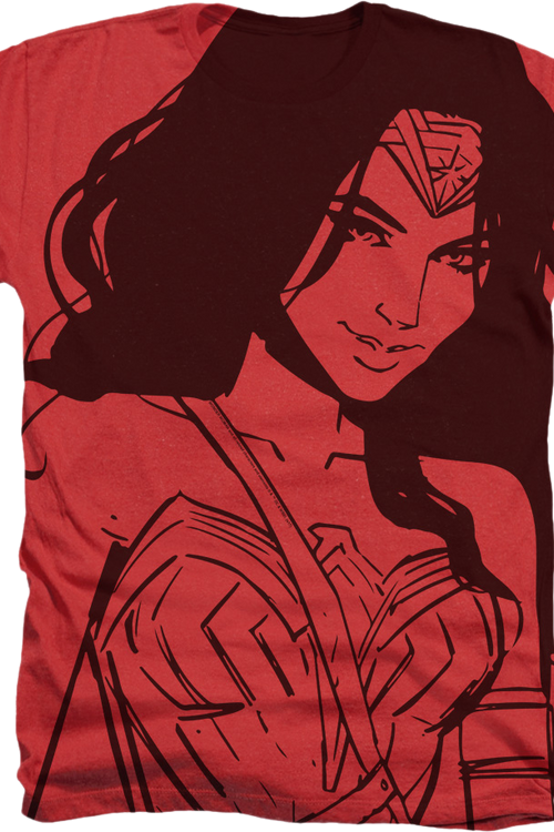 Big Print Wonder Woman T-Shirtmain product image