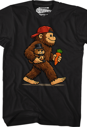 Bigfoot & Phil Groundhog Day T-Shirt