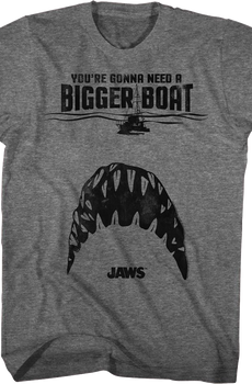 Bigger Boat Teeth Jaws T-Shirt