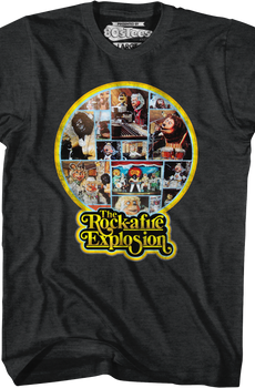 Black 1st Album Back Cover Rock-afire Explosion T-Shirt