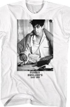 Black and White Cameron Photo Ferris Bueller's Day Off T-Shirt
