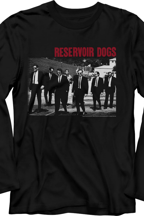 Black And White Group Photo Reservoir Dogs Long Sleeve Shirtmain product image