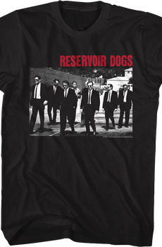 Black And White Group Photo Reservoir Dogs T-Shirt