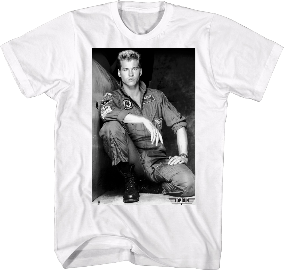 Vintage 2009 Top Gun Maverick Movie Promo Blue Large T-Shirt