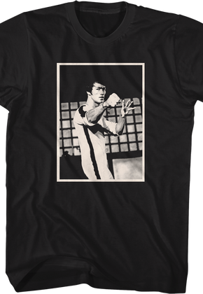Black And White Jun Fan Gung Fu Bruce Lee T-Shirt