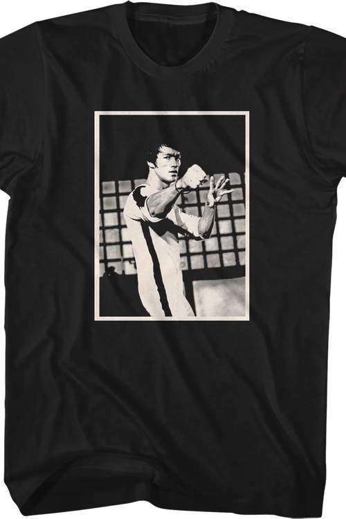 Black And White Jun Fan Gung Fu Bruce Lee T-Shirtmain product image