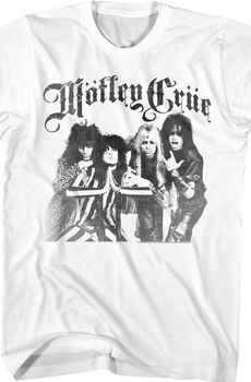 Black and White Motley Crue T-Shirt