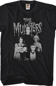 Black and White Munsters T-Shirt