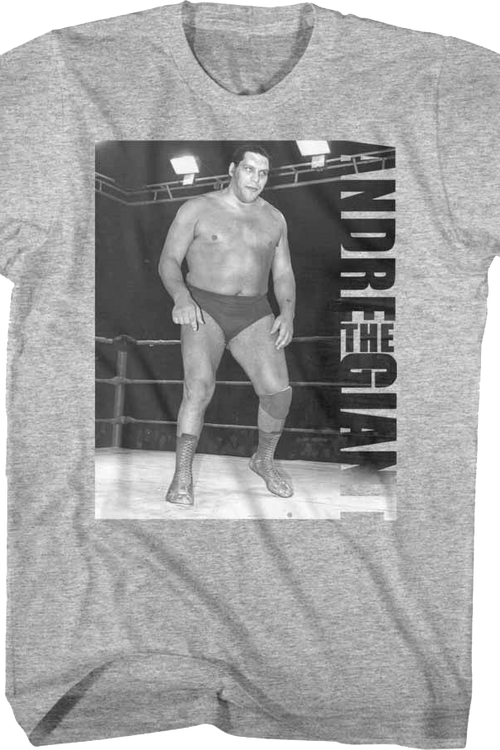 Black And White Photo Andre The Giant T-Shirtmain product image