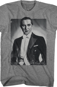 Black And White Photo Bela Lugosi T-Shirt