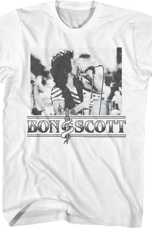 Black And White Photo Bon Scott T-Shirtmain product image
