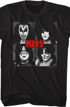 Black And White Photos KISS T-Shirt