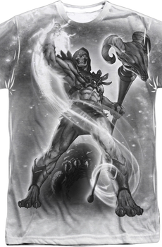 Black and White Skeletor Masters of the Universe T-Shirt