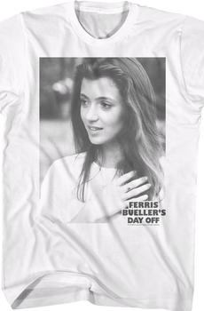 Black And White Sloan Peterson Ferris Bueller's Day Off T-Shirt