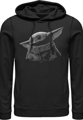 Black And White The Child Star Wars The Mandalorian Hoodie