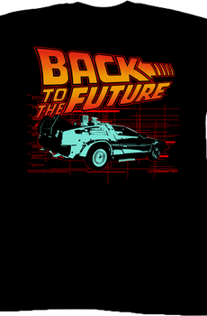 Black Back To The Future T-Shirt