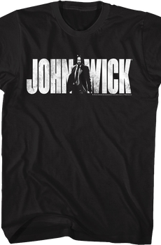 Black Distressed John Wick T-Shirt