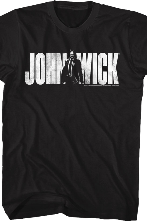 Black Distressed John Wick T-Shirtmain product image