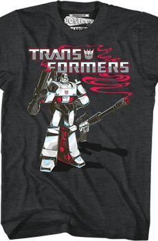Black Heather Megatron Transformers T-Shirt