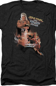 Black Heather Star Trek II The Wrath Of Khan T-Shirt