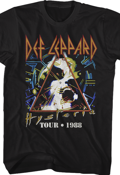 Black Hysteria Tour Def Leppard T-Shirt