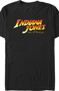 Black Indiana Jones and the Dial of Destiny T-Shirt