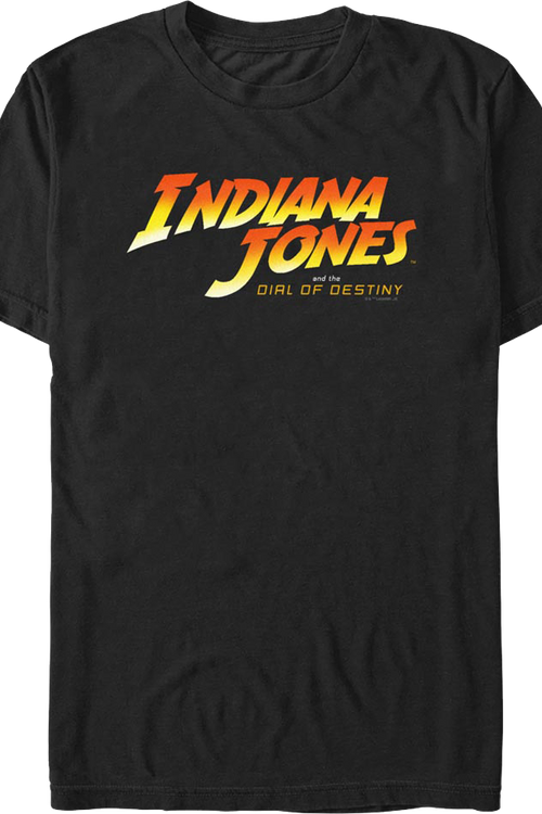Black Indiana Jones and the Dial of Destiny T-Shirtmain product image