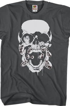 Black Lantern Skull DC Comics T-Shirt