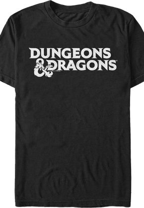 Black Logo Dungeons & Dragons T-Shirt