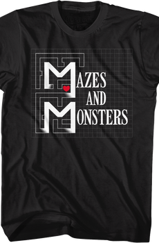 Black Mazes And Monsters T-Shirt