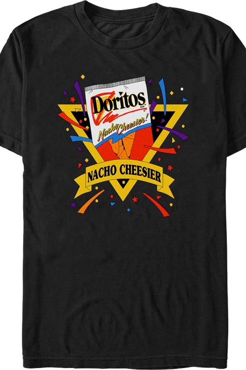 Black Nacho Cheesier Celebration Doritos T-Shirtmain product image
