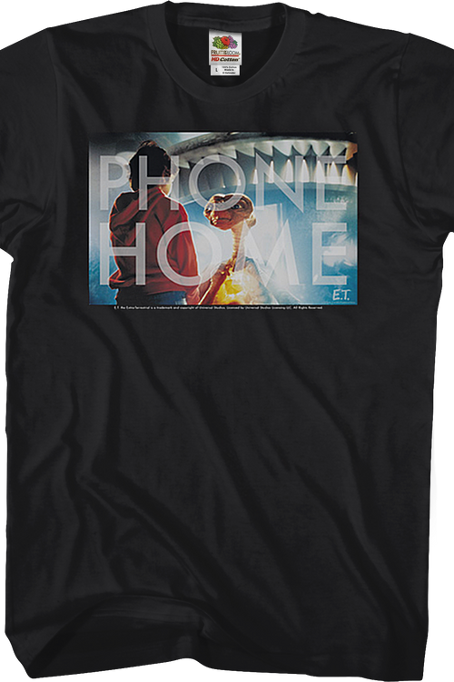 Black Phone Home ET Shirtmain product image