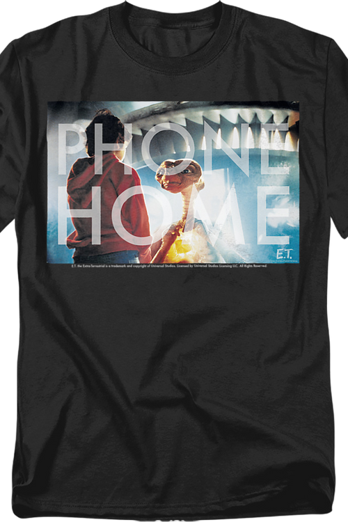 Black Phone Home ET Shirtmain product image