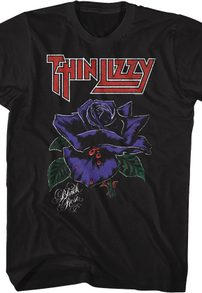 Black Rose Thin Lizzy T-Shirt